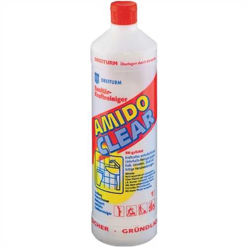 DREITURM Sanitärreiniger AMIDOCLEAR, flüssig, Rundflasche (1 l)