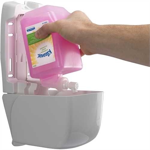 KLEENEX Handreiniger, normal, Nachfüllung, flüssig, 6 x 1 l, rosa (6 l)