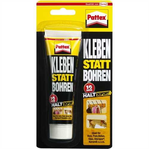 Pattex Klebstoff KLEBEN STATT BOHREN, Tube (50 g)