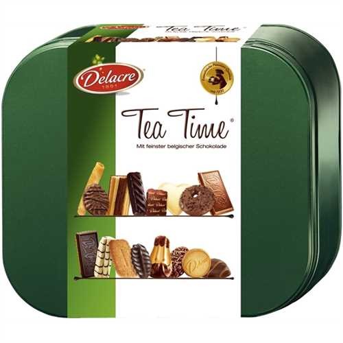 DELACRE Gebäckmischung Tea Time, Dose, 2 x 500 g (1 kg)