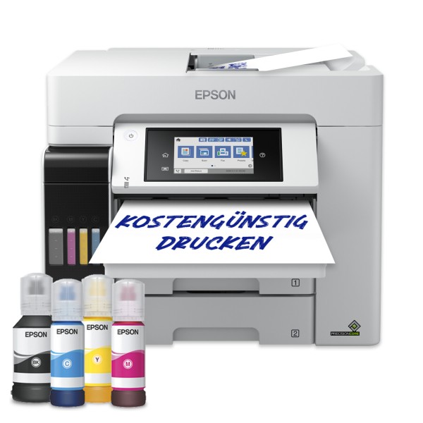 Epson EcoTank ET-5885 BAM, DIN A4, 4in1, 4 Farben, WiFi, ADF