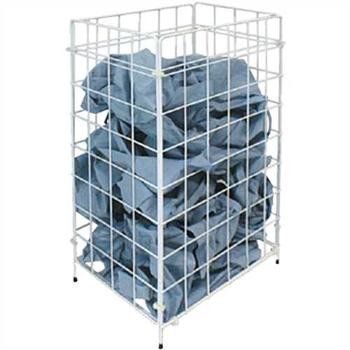 racon Abfalleimer m-waste, für Innenbereich, Metall, 54 l, 330 x 255 x 640 mm, weiß