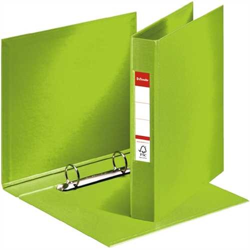 Esselte Ringbuch, PP-kaschiert, A5, 2-Ring-Reißmechanik, Ring-Ø: 25 mm, grün