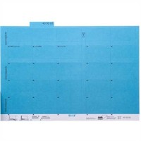 MAPPEI Reiter, Karton, zum Kleben, 55 x 10 mm, blau (100 Stück) MAPPEI Reiter, Karton, zum Kleben, 55 x 10 mm, blau (100 Stück)