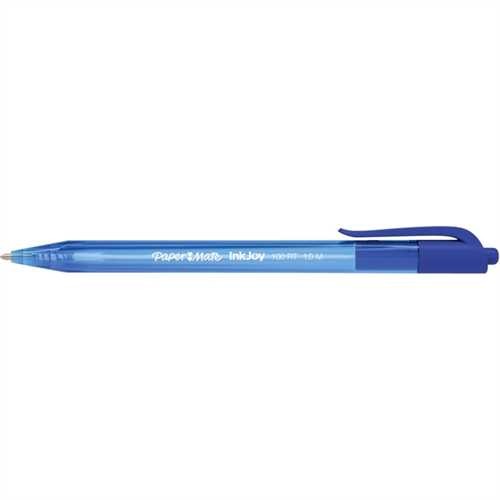 PAPER MATE Kugelschreiber, InkJoy™ 100 RT, Druckmechanik, M, Schreibfarbe: blau