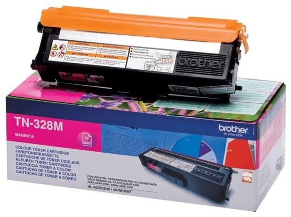 Brother TN-328M Magenta Toner ~6.000 Seiten