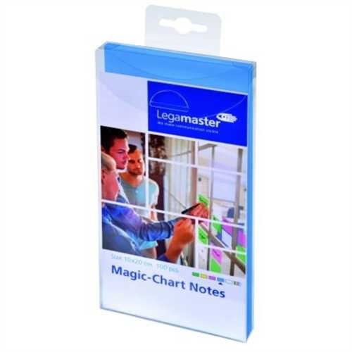 Legamaster Haftnotiz Magic-Chart Notes, rechteckig, 10 x 20 cm, blau (100 Stück)