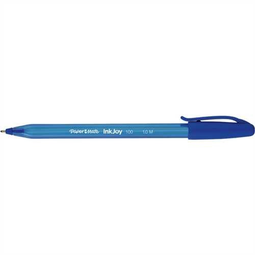 PAPER MATE Kugelschreiber, InkJoy™ 100, mit Kappe, M, Schreibfarbe: blau