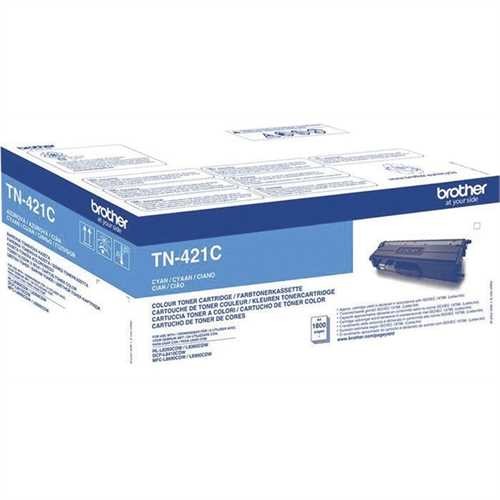 BROTHER TN421C - Brother Toner, TN-421C, Original, Cyan, 1.800 Seiten