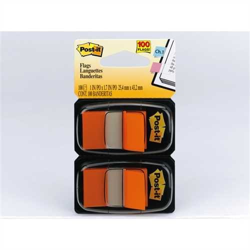 Post-it Haftmarker Index 680, 25,4 x 43,2 mm, orange, 50 Blatt (2 Stück)