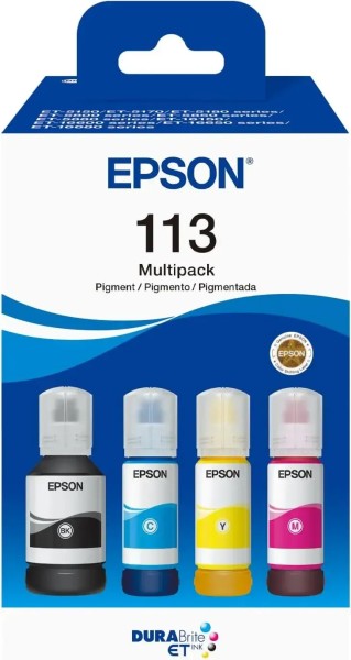 Epson 113 Multipack Schwarz / Cyan / Magenta / Gelb (C13T06B640) 7.500 Seiten BK 6.000 Seiten Farbe