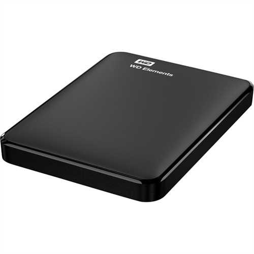 WD Festplatte Elements™ Portable, USB 3.0, extern, 1 TB, 82 x 111 x 15 mm, 130 g