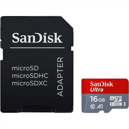 SanDisk Speicherkarte Ultra microSDXC™, 16 GB, class: 10, Lesegeschwindigkeit: 98 MB/s