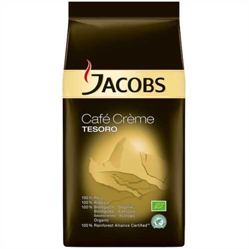JACOBS Kaffee, Café Crème TESORO, koffeinhaltig, ganze Bohne, Packung (1.000 g)