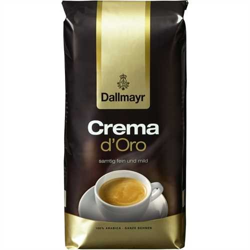 DALLMAYR Kaffee, CREMA D'Oro, koffeinhaltig, ganze Bohne, Packung (1.000 g)