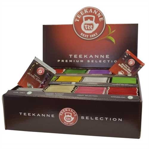 TEEKANNE Teesortiment Gastro Premium, Box, Beutel aromaversiegelt, Displaykarton, 12 x 15 Stück (180