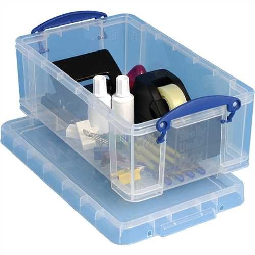 Really Useful Box Aufbewahrungsbox, PP, 5 l, 34 x 20 x 12,5 cm, farblos, transparent