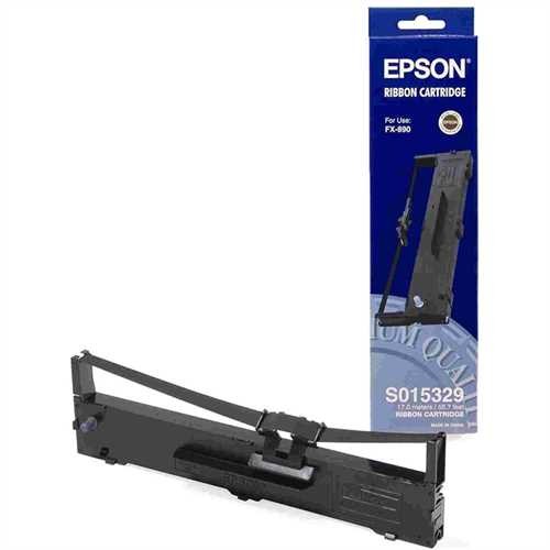 EPSON Farbband, C13S015329, Nylon, schwarz, 7,5 Mio. Zeichen