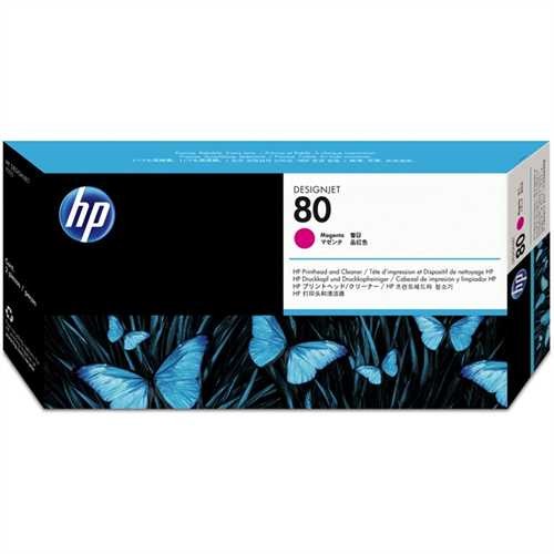 HP Druckkopf 80, C4822A, original, Druckkopf + Reiniger, magenta Garntie ist abgelaufen