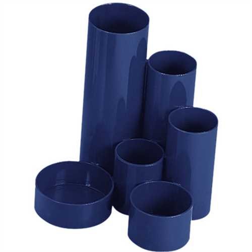 WEDO Köcher Butler JUNIOR, Polystyrol, rund, 120 x 135 x 148 mm, 6 Fächer, blau