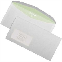 Envirelope Kuvertierhülle, mit Fenster, gummiert, C6/5, 229 x 114 mm, 80 g/m², RC, weiß (1.000 Stück Envirelope Kuvertierhülle, mit Fenster, gummiert, C6/5, 229 x 114 mm, 80 g/m², RC, weiß (1.000 Stück