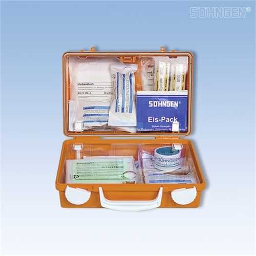 SÖHNGEN Erste-Hilfe-Koffer QUICK-CD Standard, Acrylnitril-Butadien-Styrol, Wandhalterung, gefüllt, I
