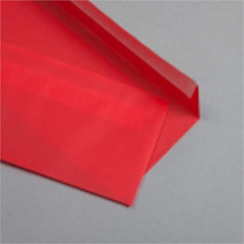 MAYSPIES Briefumschlag, ohne Fenster, haftklebend, DL, 100 g/m², rot (50 Stück)