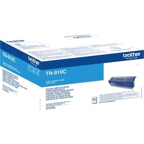 brother Toner, TN-910C, original, cyan, 9.000 Seiten