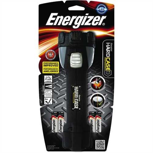 Energizer Taschenlampe, Hard Case Professional 4AA, 4 x AA, mit Batterien, LED, Reichweite: 265 m, 3