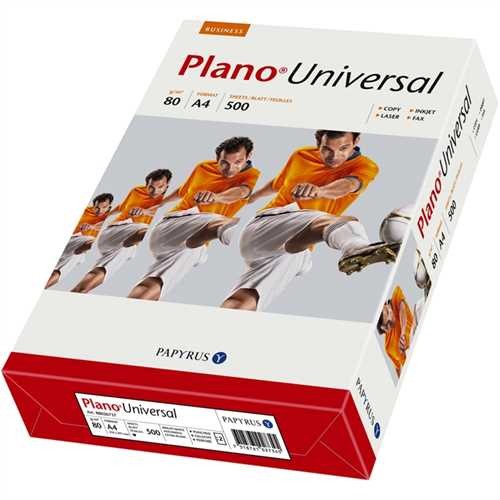 PAPYRUS Multifunktionspapier Plano Universal, A4, 80 g/m², 2fach Lochung, weiß (500 Blatt)