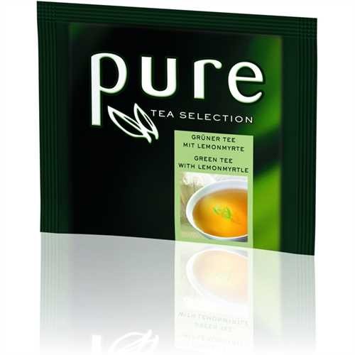 pure TEA SELECTION Grüner Tee LEMONMYRTE, Beutel aromaversiegelt, Spenderkarton, 25 x 2 g (25 Stück)
