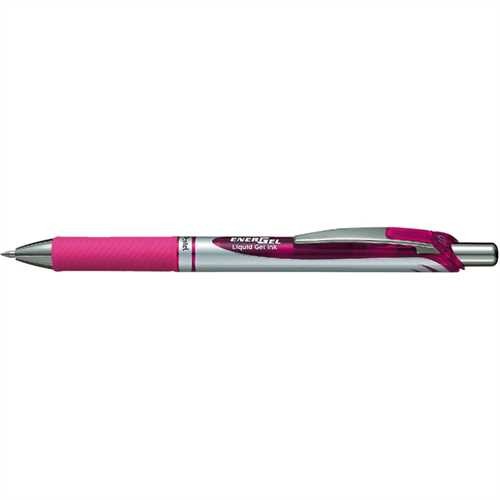 Pentel Gelschreiber ENERGEL BL77 Xm retractable, Druckmechanik, 0,35 mm, Schreibfarbe: pink