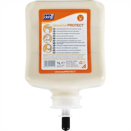 deb Hautcreme, Universal PROTECT, Patrone, 6 x 1 l, parfümfrei (6 l)