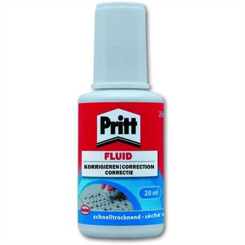 Pritt Korrekturflüssigkeit, Einweg, Auftrag mit: Pinsel, weiß (20 ml)