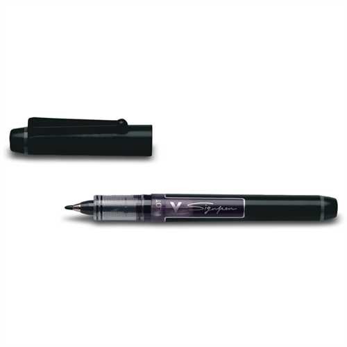 PILOT Faserschreiber V Sign Pen, mit Kappe, 0,6 mm, Schreibfarbe: schwarz
