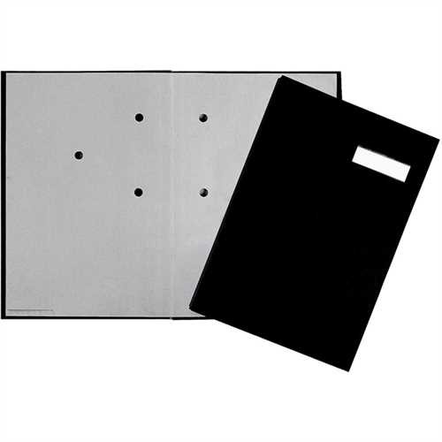 PAGNA Unterschriftsmappe, ECO, A4, 24 x 35 cm, 20 Fächer, schwarz