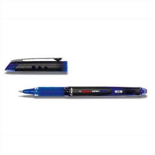 PILOT Tintenkugelschreiber V Ball GRIP, BLN-VBG-10, mit Kappe, 0,7 mm, Schreibfarbe: blau