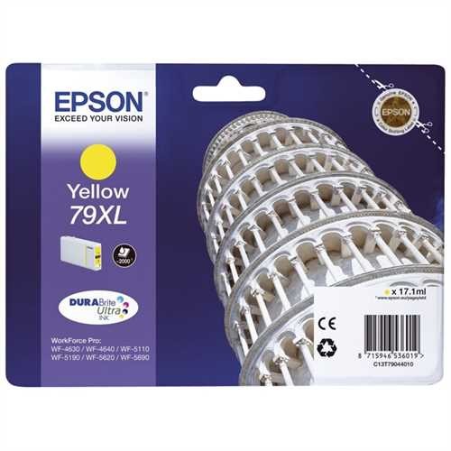 EPSON Tintenpatrone, 79XL, C13T79044010, original, gelb, 17,1 ml, 2.000 Seiten