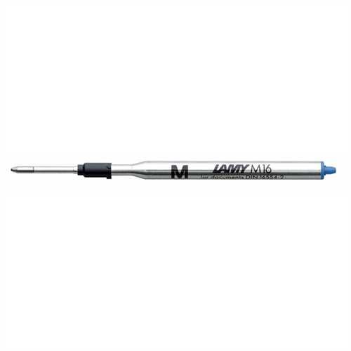 LAMY Kugelschreibermine M 16, Großraum, Metall, M, Schreibfarbe: blau