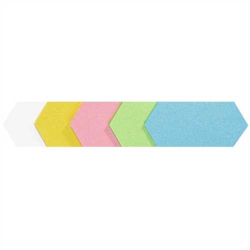 Legamaster Moderationskarte, Rhombus, 20,5 x 9,5 cm, 115 g/m², sortiert (250 Stück)