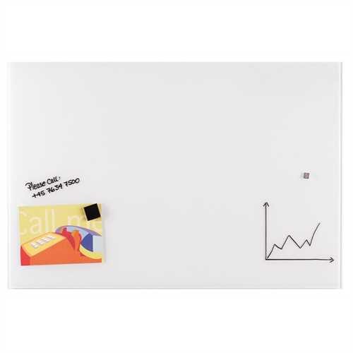 Franken Magnetische Design-Schreibtafel, Abmessungen: 45 x 60 cm. Farbe: reinweiß