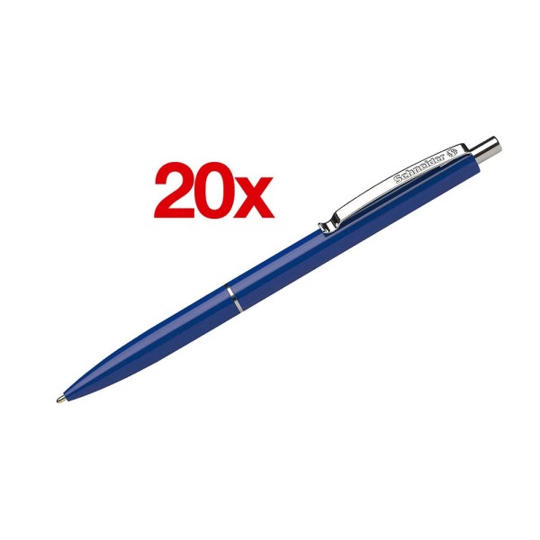 20 Schneider Kugelschreiber K15 blau Schreibfarbe blau