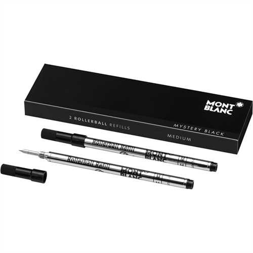 MONTBLANC Tintenkugelschreibermine, M, Schreibfarbe: schwarz (2 Stück)