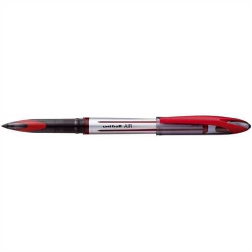 uni-ball Tintenkugelschreiber, Air, mit Kappe, 0,7 mm, Schreibfarbe: rot