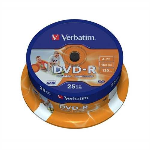 DVD-R 4,7GB 16x 25er Spindel