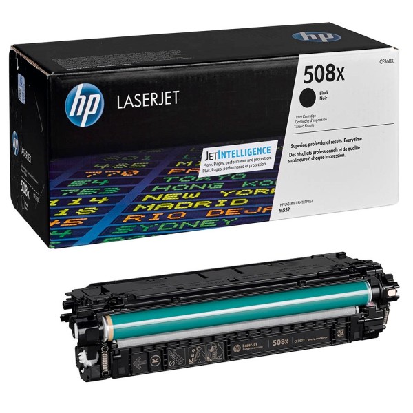 HP 508X (CF360X) schwarz Tonerkartusche 12.500 Seiten