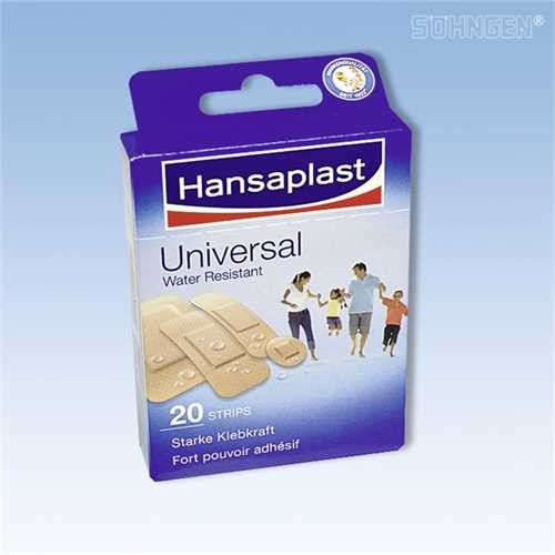 Hansaplast Pflaster Universal, 4 Größen, hautfarben (20 Stück)