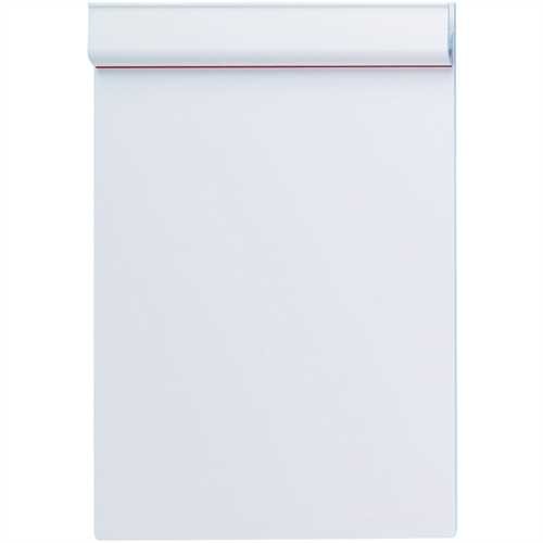 MAUL Schreibplatte Serie 231, Kunststoff, Klemme kurze Seite, A4, weiß
