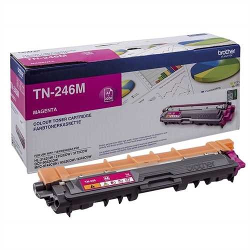 BROTHER TN246M - Brother Toner, Original, Magenta, 2.200 Seiten