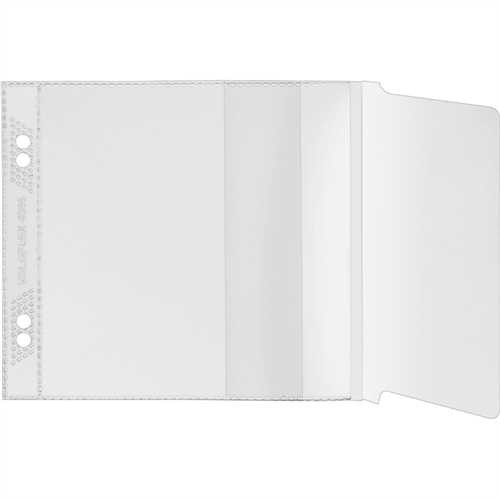 VELOFLEX Prospekthülle, PP, Standardlochung, transparent, für: 1 CD (100 Stück)